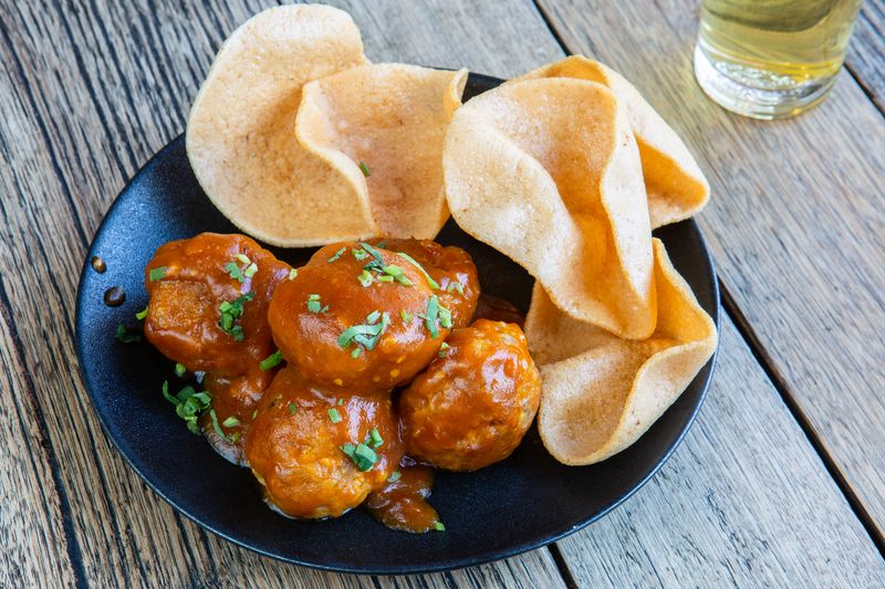 Sweet Chili boneless wings with Asian-style glaze